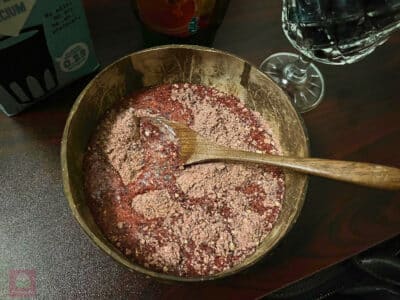 OATSOME Smoothie Bowl Zubereitung Anleitung Blaubeere