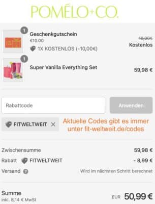 POMELO CO RABATTCODE 50% - 60% Rabatt + free Gift Gutschein