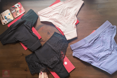 The female Company Periodenunterwäsche Erfahrungen mit der Ausfluss Unterwäsche und Perioden Panties hinten
