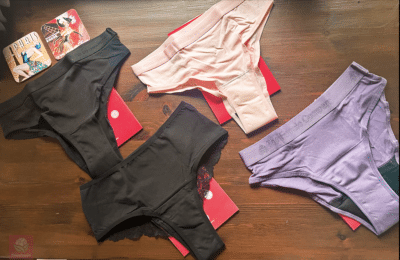 The female Company Periodenunterwäsche Erfahrungen mit der Ausfluss Unterwäsche und Perioden Panties vorne