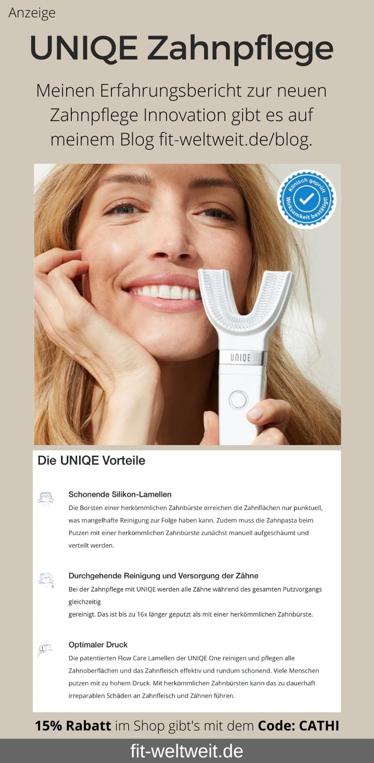 UNIQE Zahnbürste Erfahrungen Lamellen elektrische Zahnbürste Test