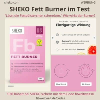 FETT BURNER Erfahrungen SHEKO Test Abnehmen Bewertungen Anwendung Wirkung