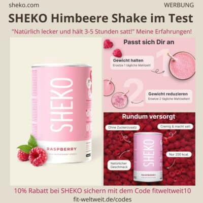 HIMBEERE SHEKO Shake Erfahrungen Berry Test Bewertung Geschmack