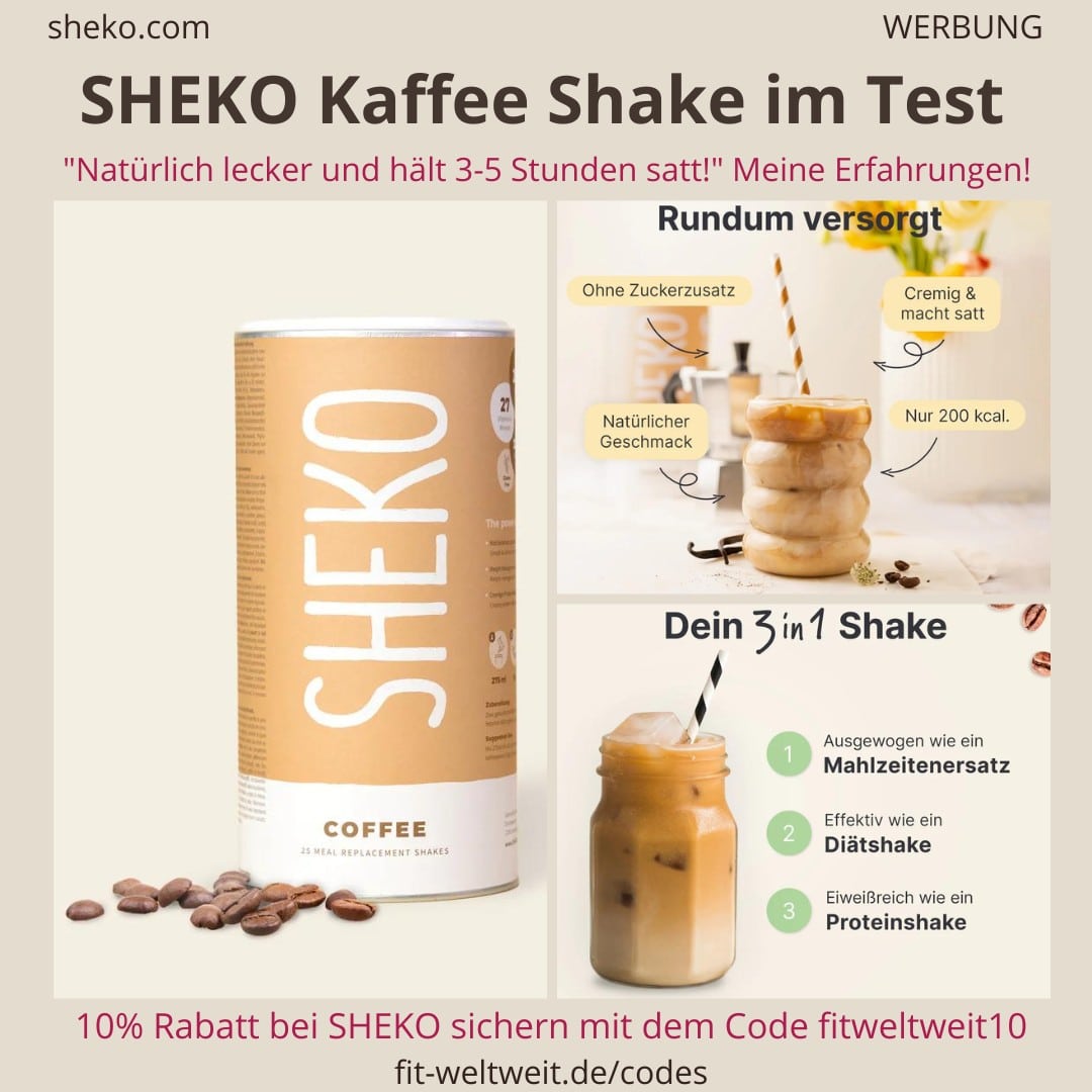 SHEKO Erfahrungen KAFFEE Shake Test abnehmen Bewertung Geschmack Coffee