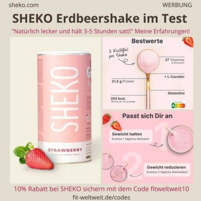 SHEKO Shake Erdbeere Erfahrungen Test