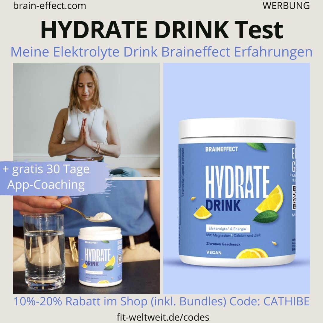 Braineffect Erfahrungen HYDRATE DRINK Test REGENERATION