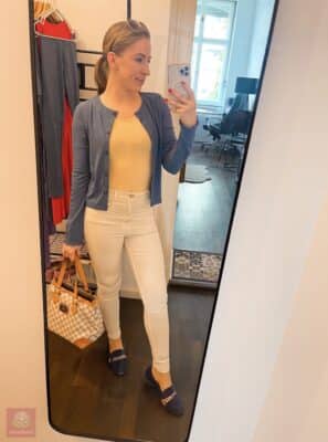 Les Lunes Erfahrungen Malou Cardigan und Charlotte Bodysuit Outfit