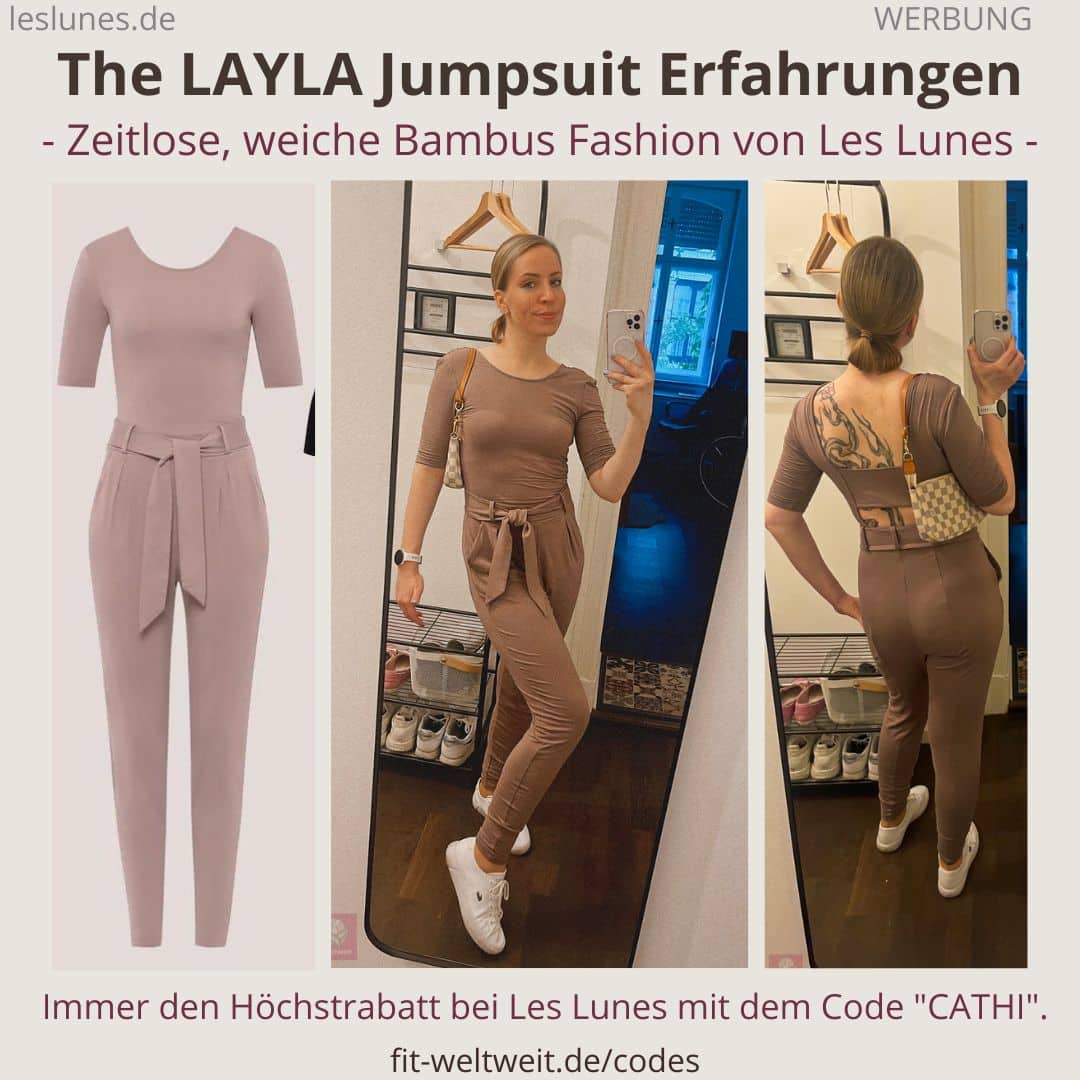 Les Lunes Erfahrungen The LAYLA Jumpsuit Größe Outfits
