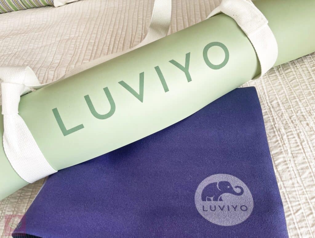 OHPHCALL 4 Stück Yoga Matten Tragegurte - Verstellbare Yogamatten Halterung