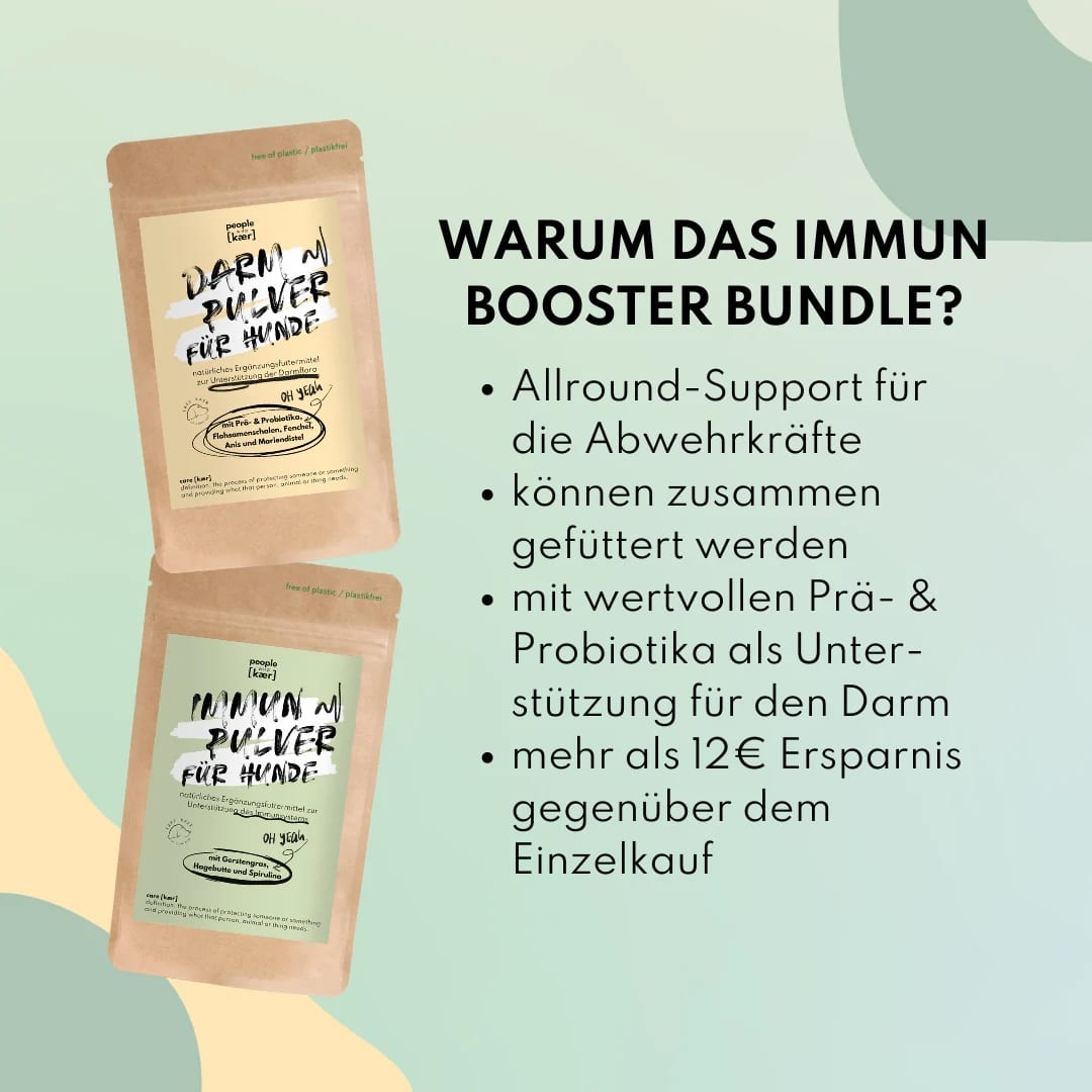 People who Kaer Booster Bundle Erfahrungen Hunde Abwehrkräfte stärken Darmpulver + Immunpulver