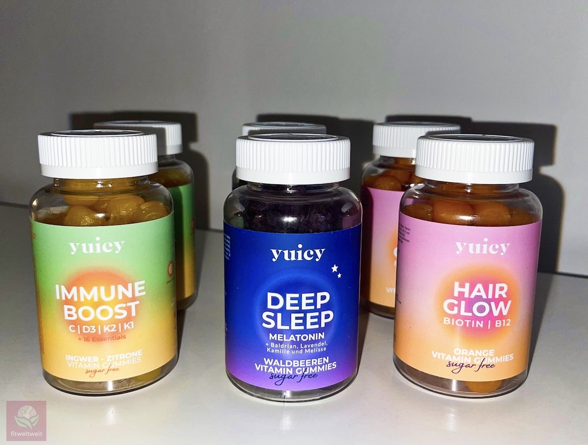 Vitamin Gummies Erfahrungen YUICY HAIR GLOW IMMUNE BOOST DEEP SLEEP