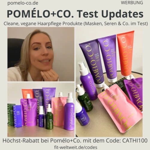 Pomelo+Co Erfahrungen Updates Produkttest Haarmaske Seren Shampoo Conditioner