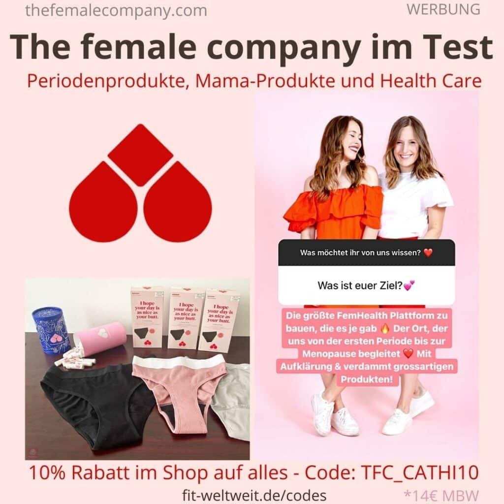 Rabattcode The Female Company Periodenunterwäsche Rabatt