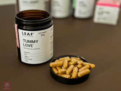Tummy Love LEAF Nutrition Erfahrungen (Kurkuma, Ingwer, Artischocke, Zimt und Inulin)