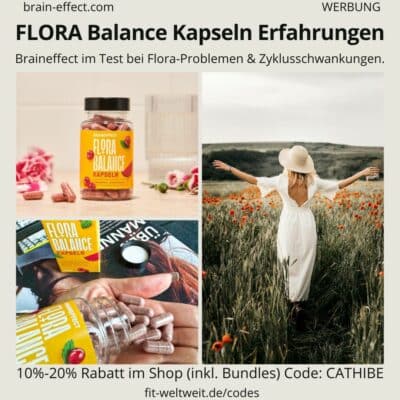 Flora Balance Kapseln von Braineffect im Test Wirkung Scheidenflora