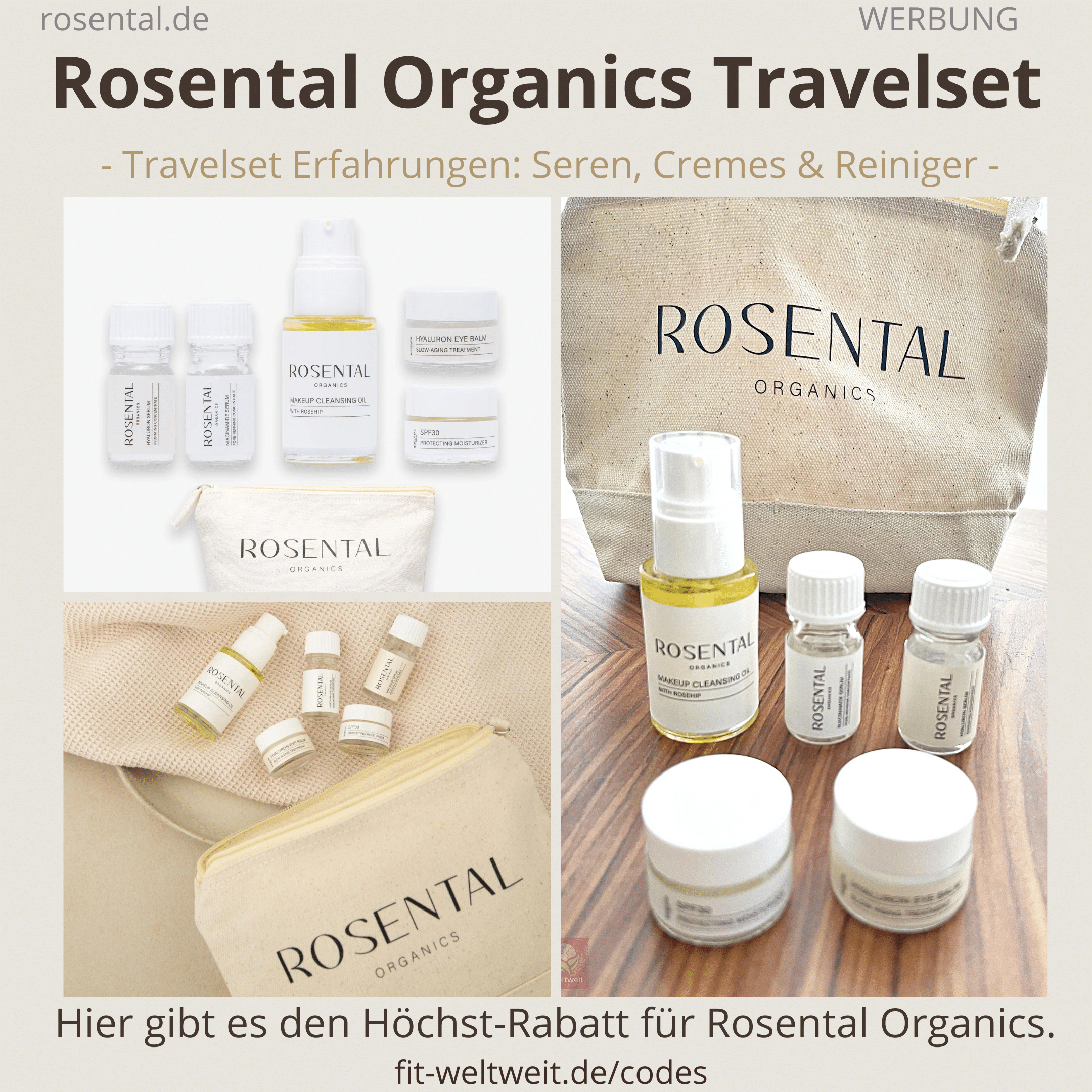 Travelset Rosental Organics Erfahrungen Proben Miniatur Tester