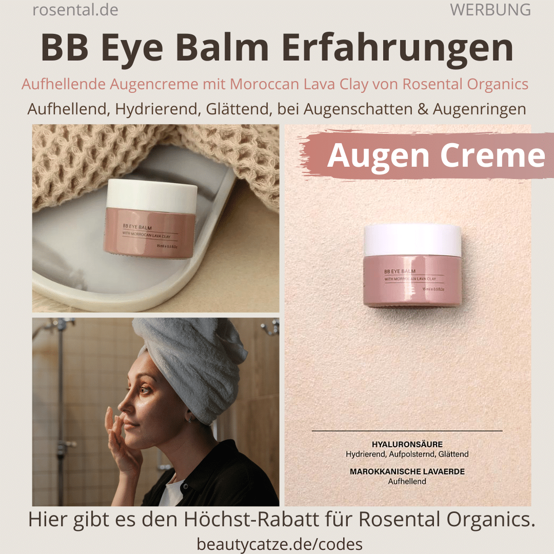 BB EYE BALM Rosental Organics Erfahrungen Bewertung Test Augenschatten Augenringe