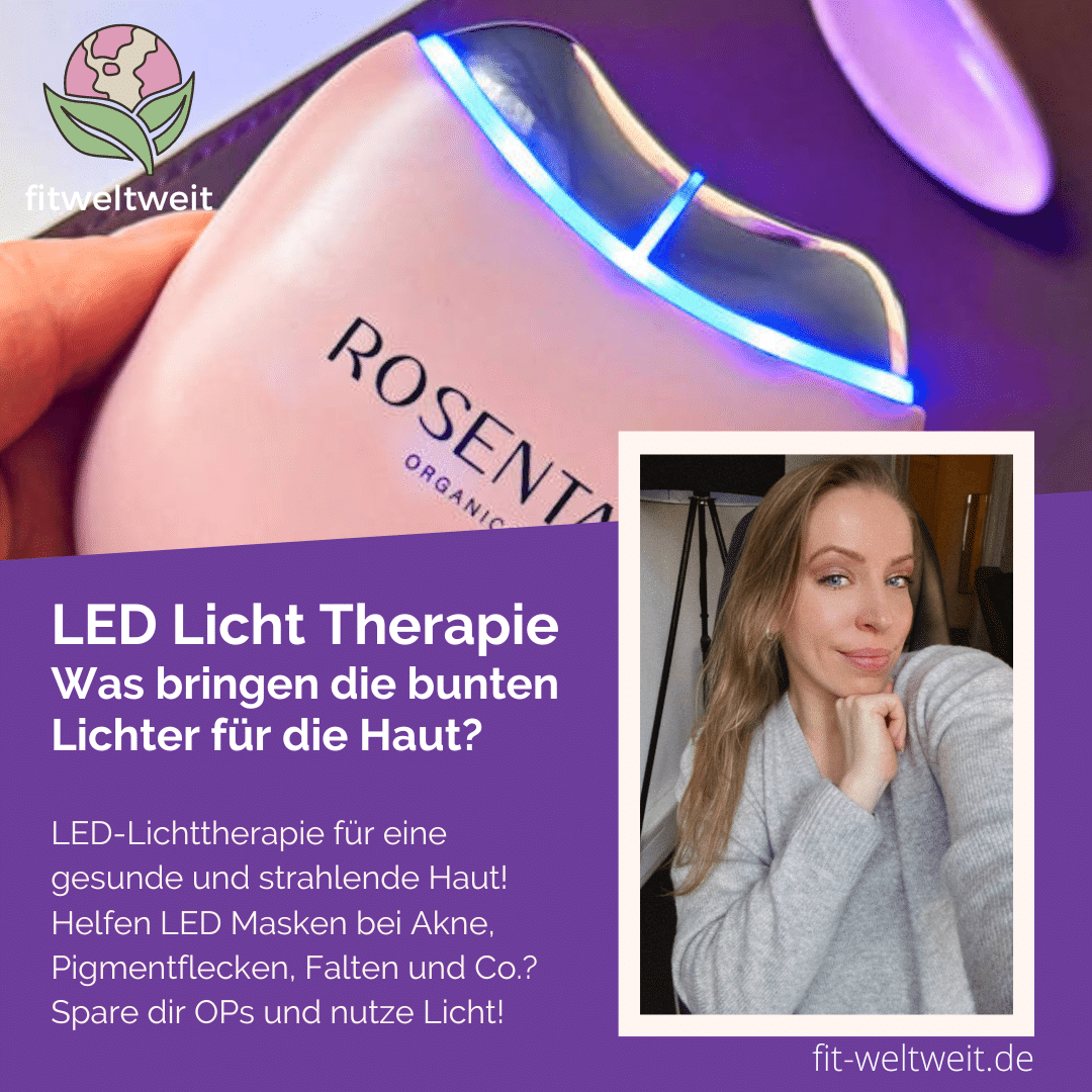 LED Licht Therapie Wirkung auf die Haut Farben