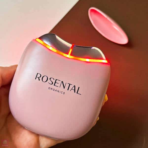 rotes Licht EMS Gua Sha Rosental Organics Erfahrungen Anwendung 1 Woche