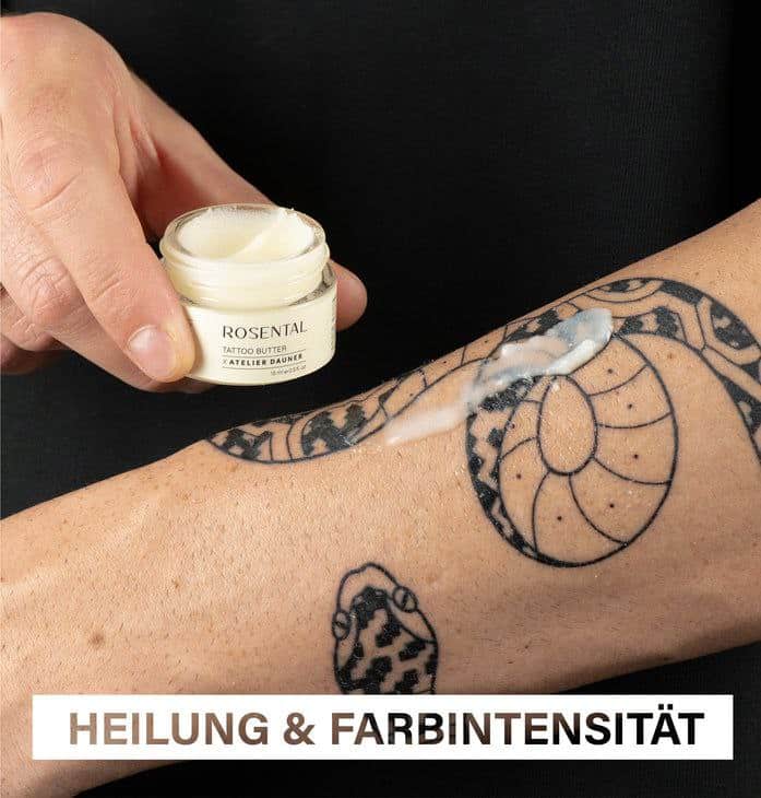 So wendest du die Tattoo Butter von Rosental Organics richtig an