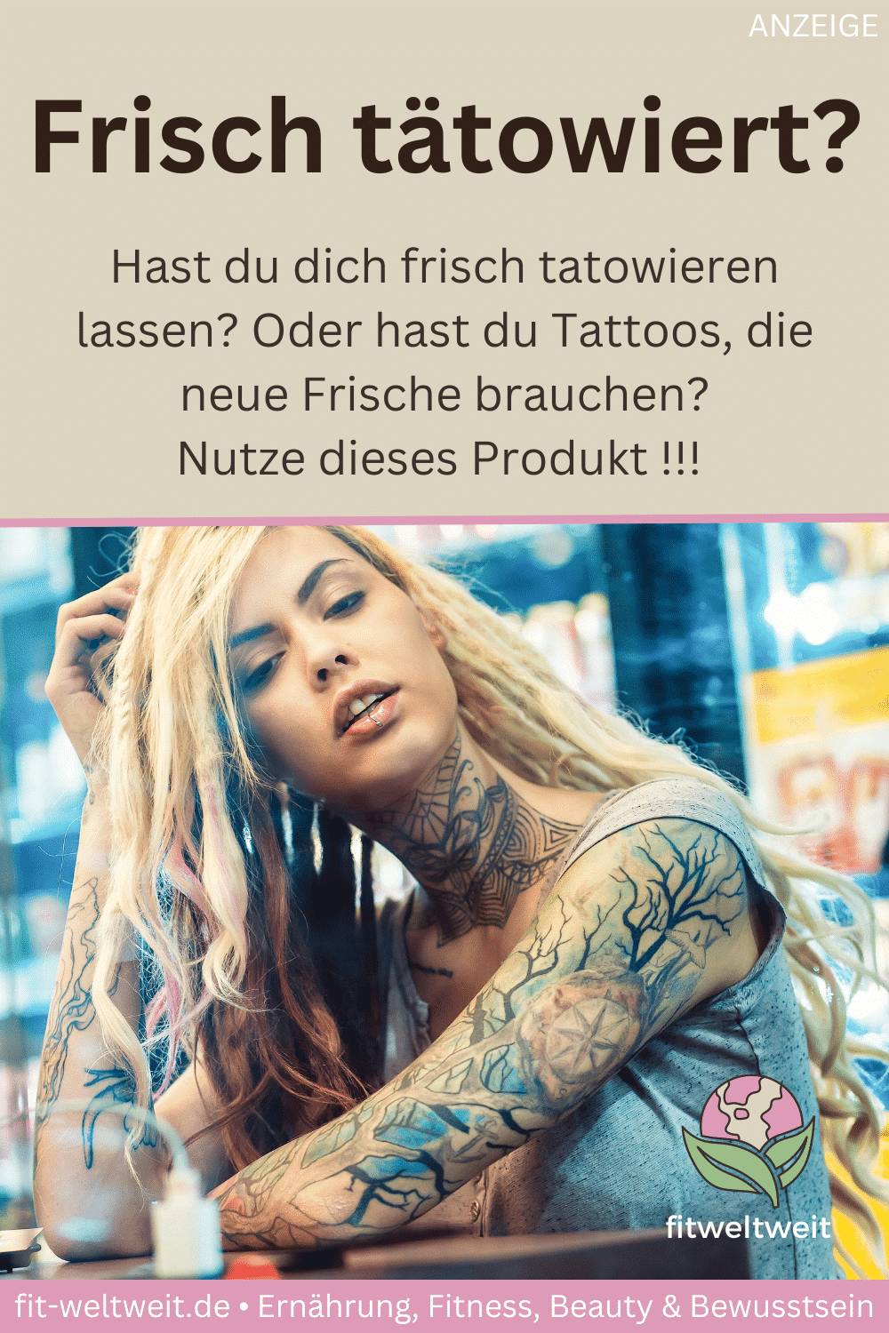 Tattoo Pflege nach dem Stechen