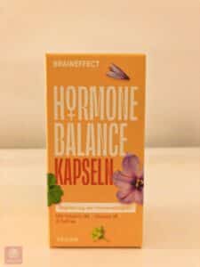 Verpakung der Hormone Balance Kapseln von Braineffect