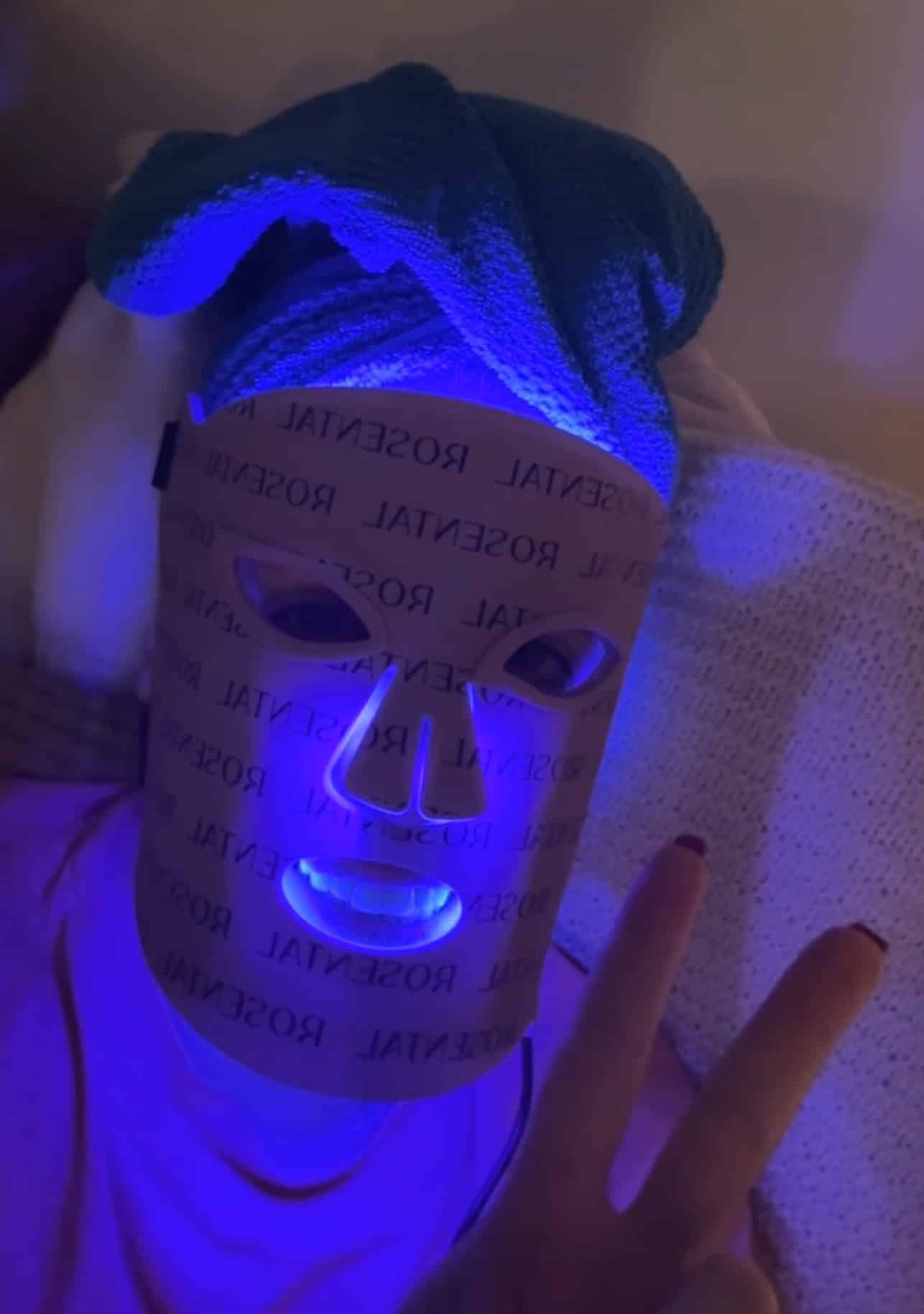 LED Maske blaues Infrarot Licht Rosental Organics Erfahrungen