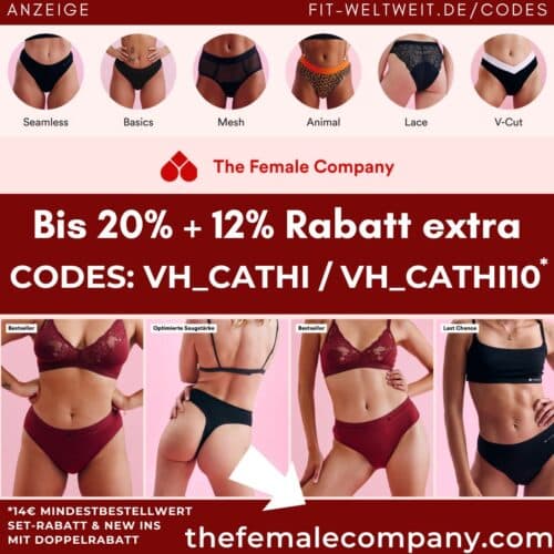 The female Company Promo Codes Rabatt Gutschein Code 2024 2025 bis 30% Rabatt