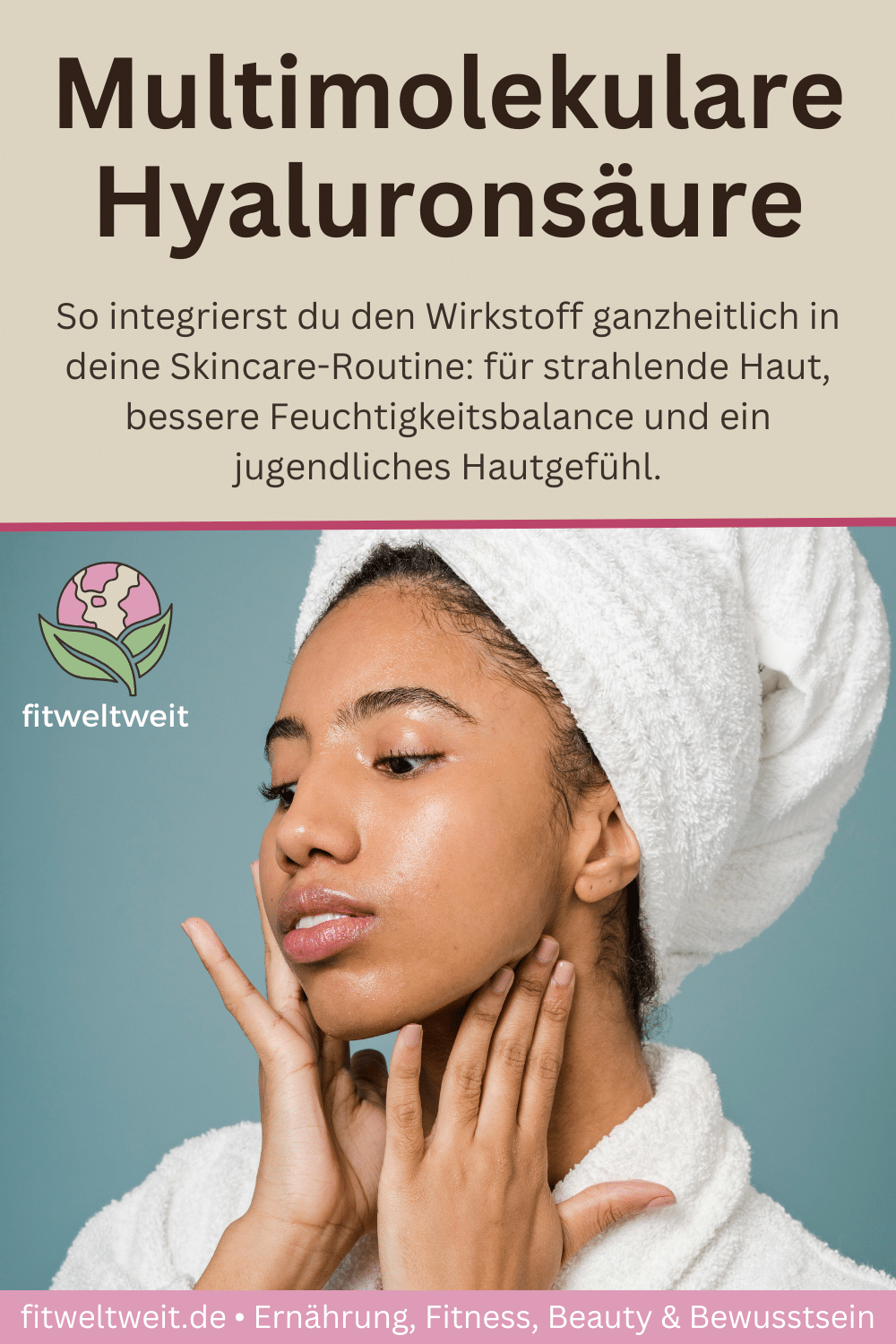 Anwendung von multimolekularer Hyaluronsäure – richtige Reihenfolge in der Hautpflege.