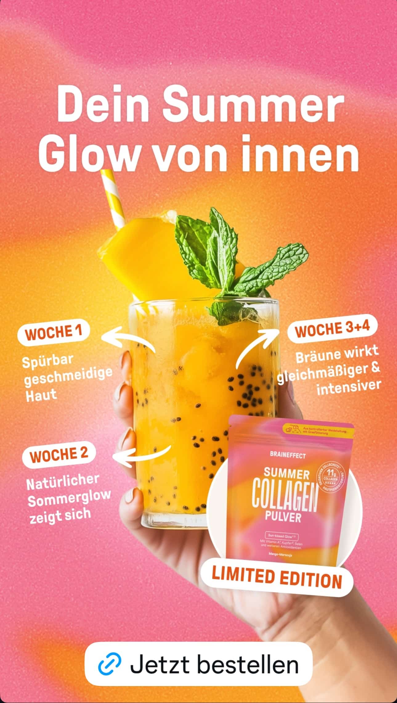 Summer Collagen Braineffect Wirkung Erfahrungen