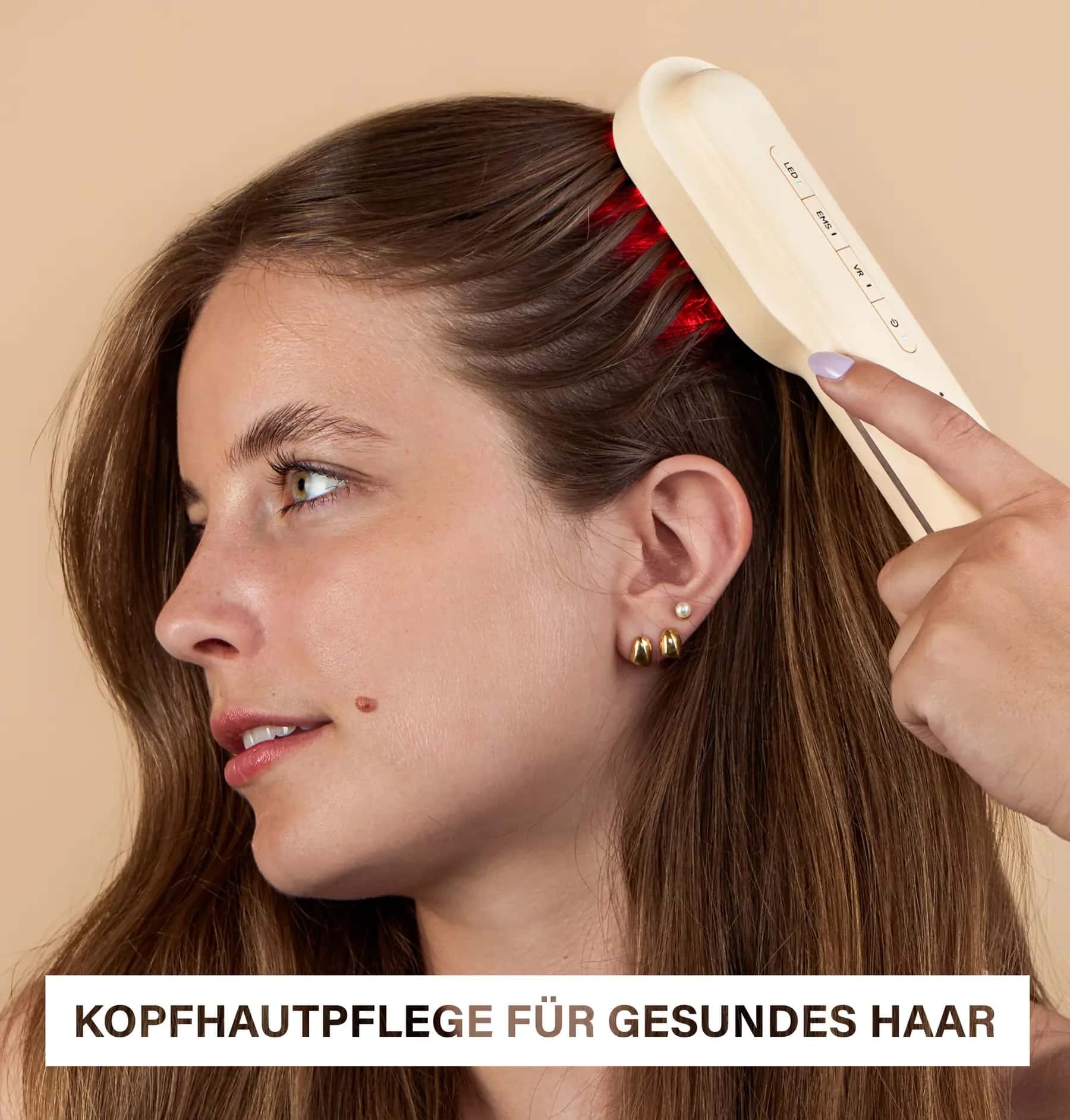 Test Review Haarwachstum LED Hair Brush Rosental Organics Erfahrungen